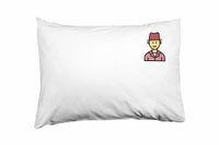 Bona Basics Decoratieve kussenhoes 50x35 cm Wit
