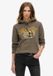 Superdry Tattoo Hoodie Dames - Katoen/Polyester - Maat S - Grijs