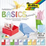 Folia Paper Vouwblaadjes 80gr 20x20cm 50v 2z basics