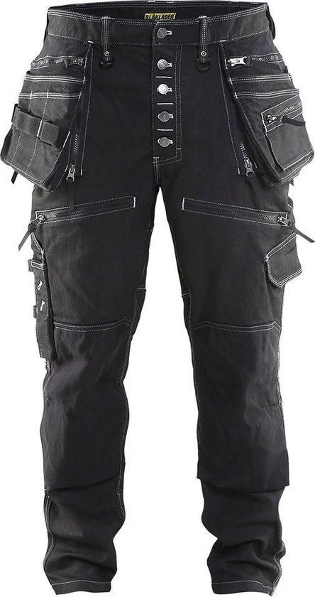 Blåkläder Werkspijkerbroek Stretch X1900 1999-1141 - Mannen - Zwart - 58
