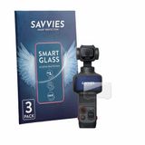 Savvies 3 Stuks Screenprotector - Geschikt voor Insta360 Luna Pro - Beschermfolie Glas Transparant
