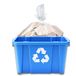 Plasticplace 18 Gallon Clear Recycling Vuilniszakken │ 1,2 Mil vuilnisbakken Liners │ 26"x16"x27" (200 Count), R18121CL