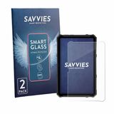 Savvies 2 Stuks Screenprotector - Geschikt voor Ulefone Armor Pad 4T Ultra - Beschermfolie Glas Transparant