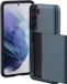 iMoshion Hoesje Samsung Galaxy S21 - Backcover - Pasjeshouder - Donkerblauw