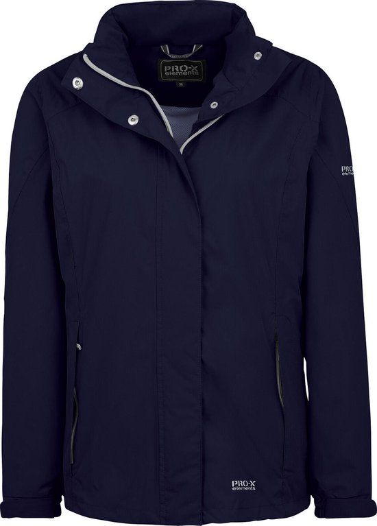 Pro-X Elements Carrie Regenjas Dames Marineblauw Maat 52