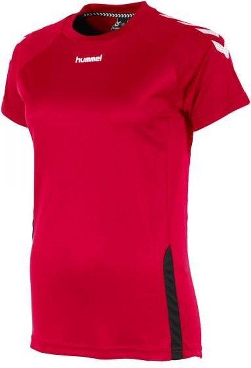 Hummel Authentic Tee Sportshirt Dames - Maat L - Rood