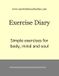 Exercise Independently Published Exercise Diary Paperback