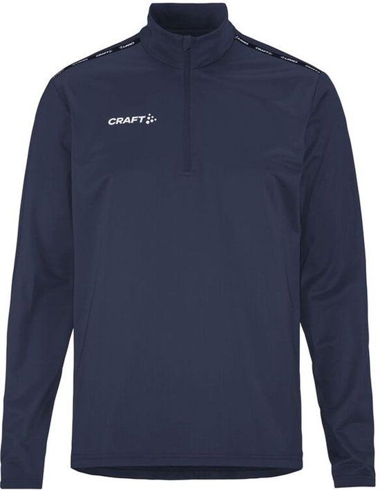 Craft Squad GO HZ fleecetrui met halve rits voor heren - Navy - L