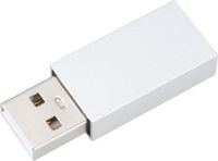 Merkloos Universele Datablocker USB naar USB Gegevensblokker Wit