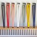 Sotech Set van 4 F-vormige tafelpoten, hoogte 464 mm, blauw conisch verstelbaar 70-40 mm met klemschroeven (zonder boren) voor salontafel, salontafel, bank