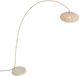 QAZQA Bida - Japandi Booglamp | Vloerlamp | Staande Lamp - 1 lichts - H 185 cm - Beige - Woonkamer