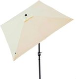 Parasol Aktive 270 x 259 x 270 cm Acier Aluminium Crème