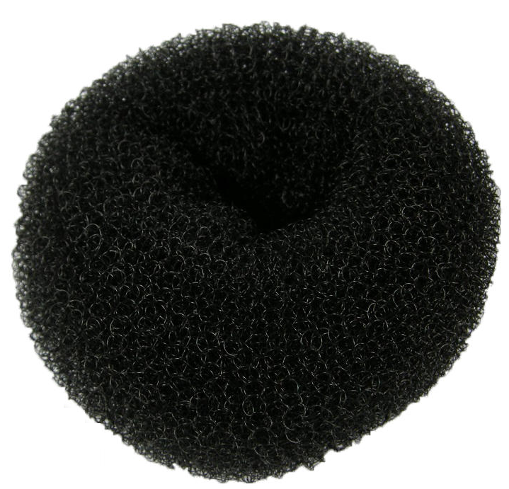 Hair Mode Donut zwart 7,5cm 1 stuk