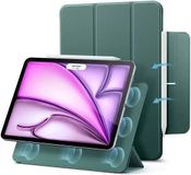 ESR Rebound Magnetic Hoes Geschikt voor Apple iPad Air 13 (2024/2025) / Pro 12.9 (2020/2021/2022) - Magnetische Book Case - Standaard - Sleep/Wake Functie - Groen