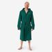Domyos Peignoir 500 à capuche pour hommes coton vert forêt