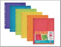 Oxford Documentmappen A4, 6 stuks, Kunststof, Regenboog