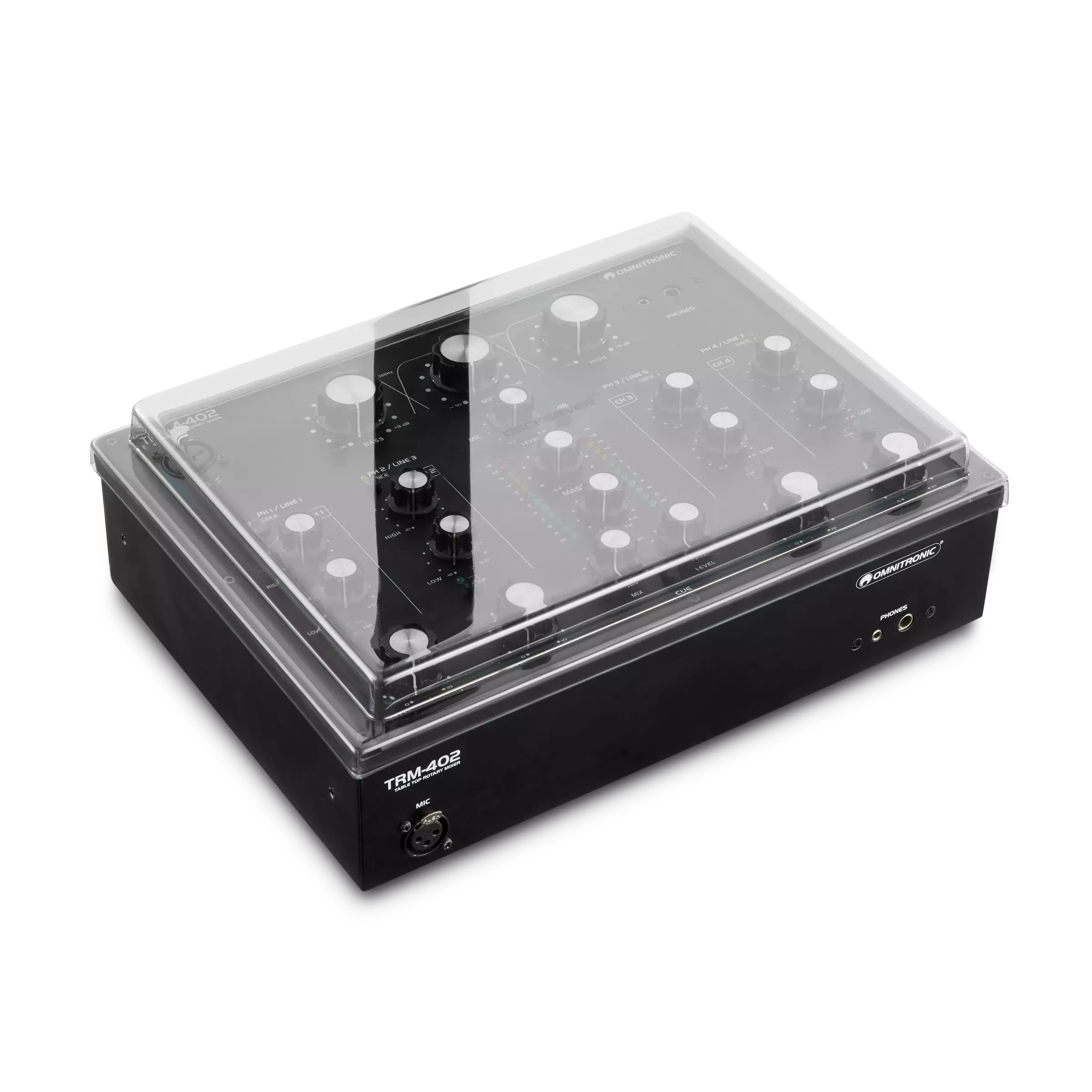 Decksaver DS-PC-TRM402 Transparant Mixer/controller cover