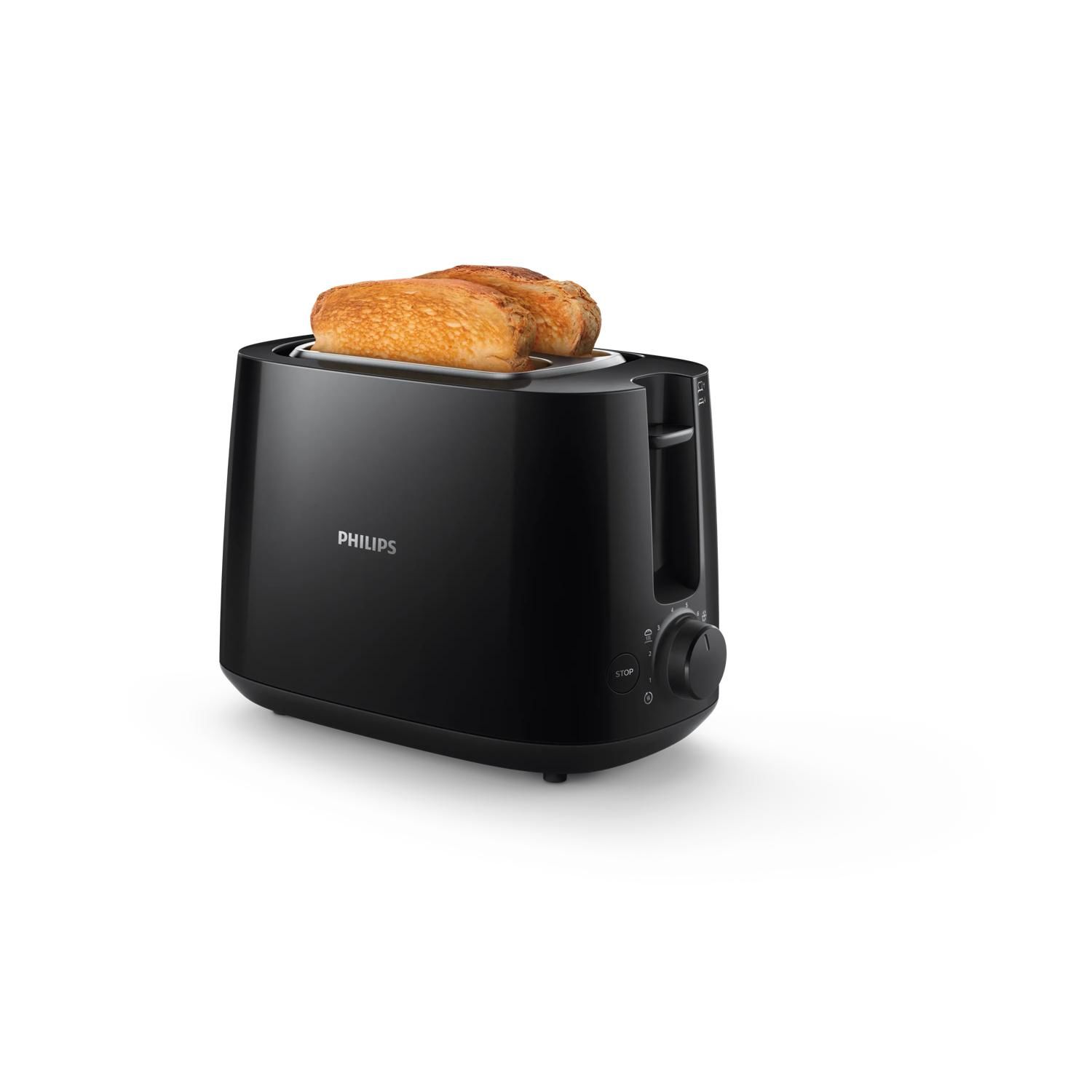 Philips Daily Collection HD2581/90 Broodrooster - 2 sneetjes - Zwart