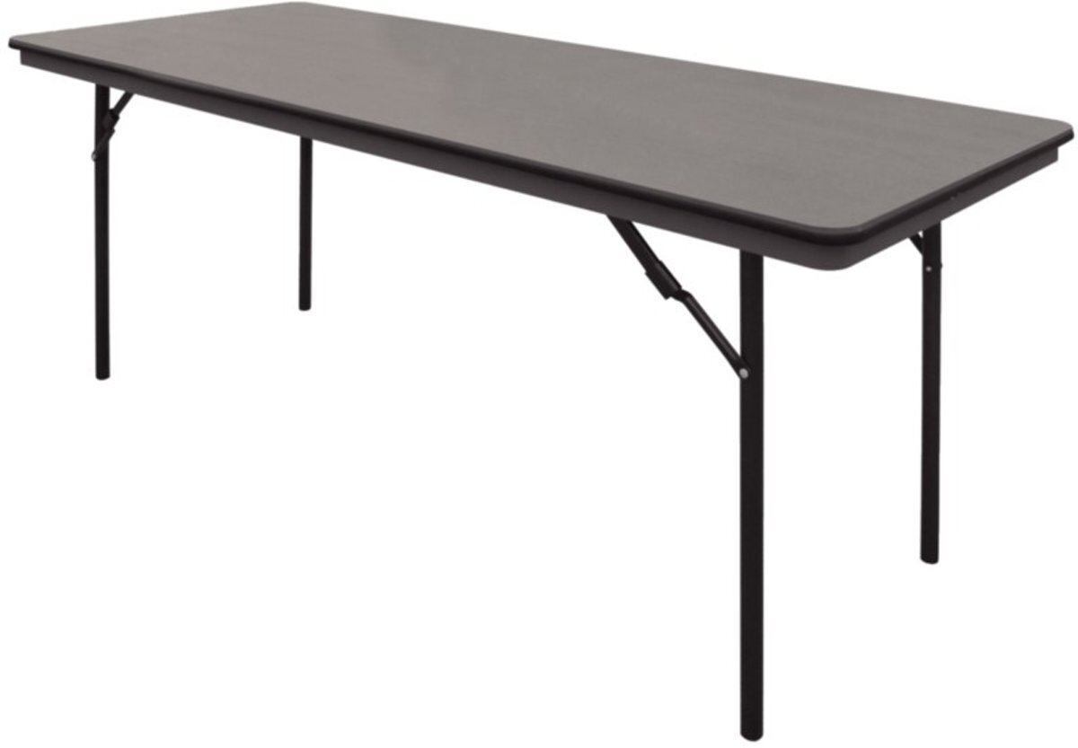 Bolero Inklapbare tafel zwart - 183cm