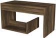ESTE Home Bijzettafel Walnoot – Multifunctioneel Nachtkastje – Sidetable – Kleine Tafel voor Woonkamer of Slaapkamer – Modern & Compact – 35x60x29,5 cm