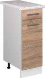 Vicco R-Line Universele onderkast – 30 cm met lade, met werkblad Sonoma