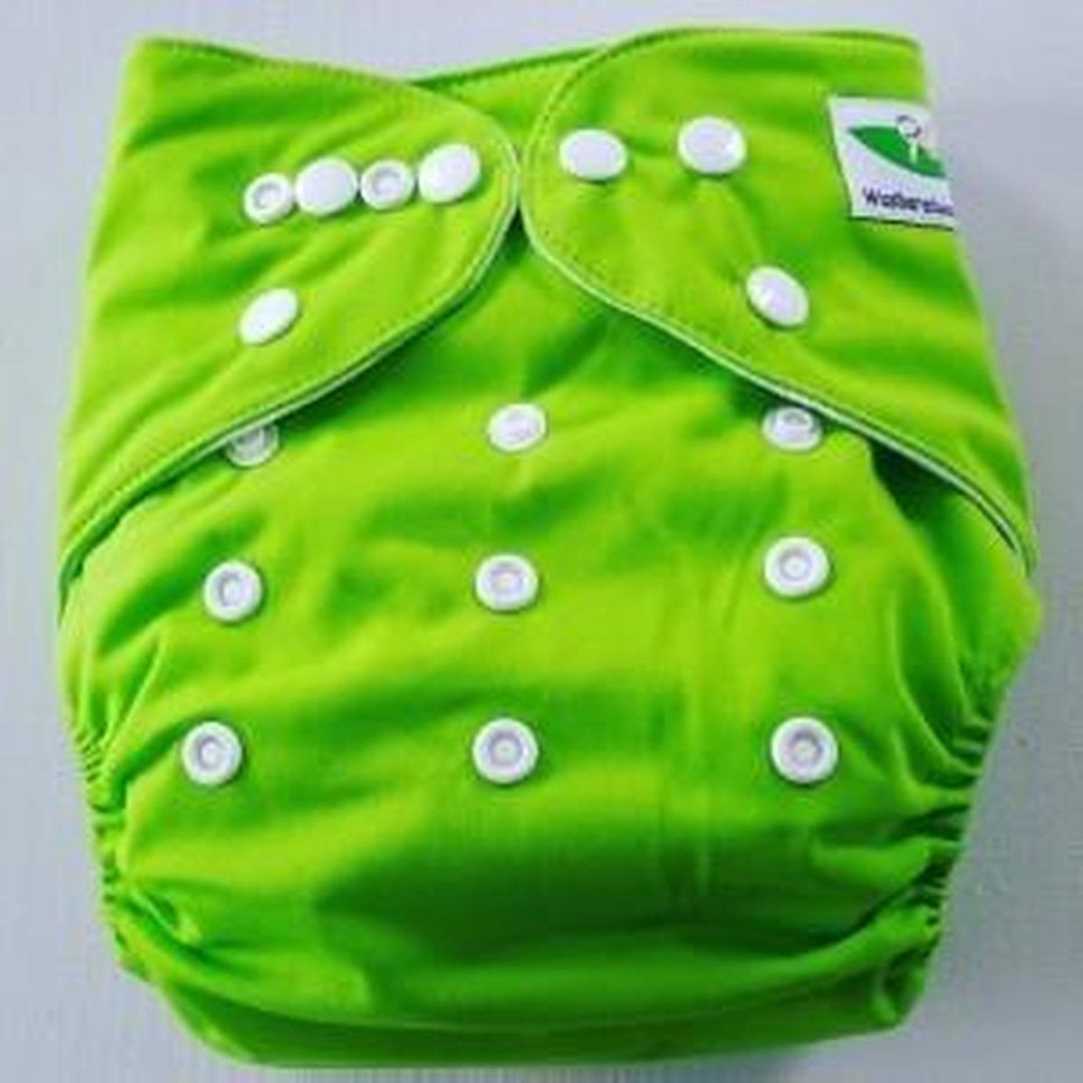Panda - One Size Pocket luier groen