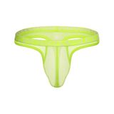 SUKREW Sheer Low-rise Thong Acid Yellow - MAAT XL