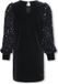 ONLY Kids winter jurk meisjes - zwart - KogConfidence - tight fit, pailletten