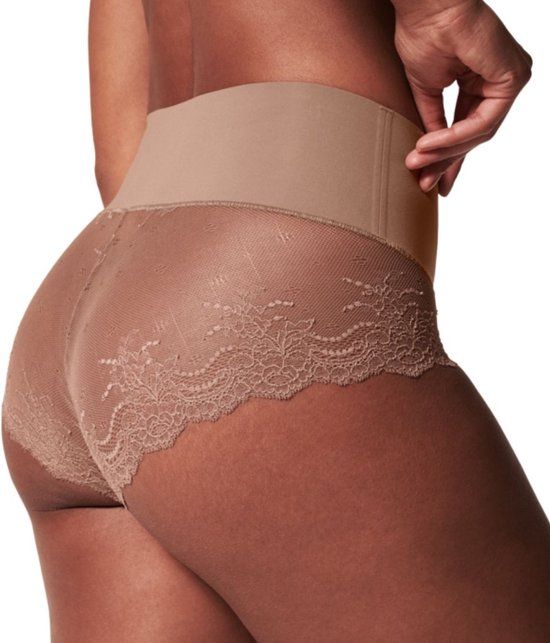 SPANX Undie-tectable Lace High Waist Hipster - Dark Beige