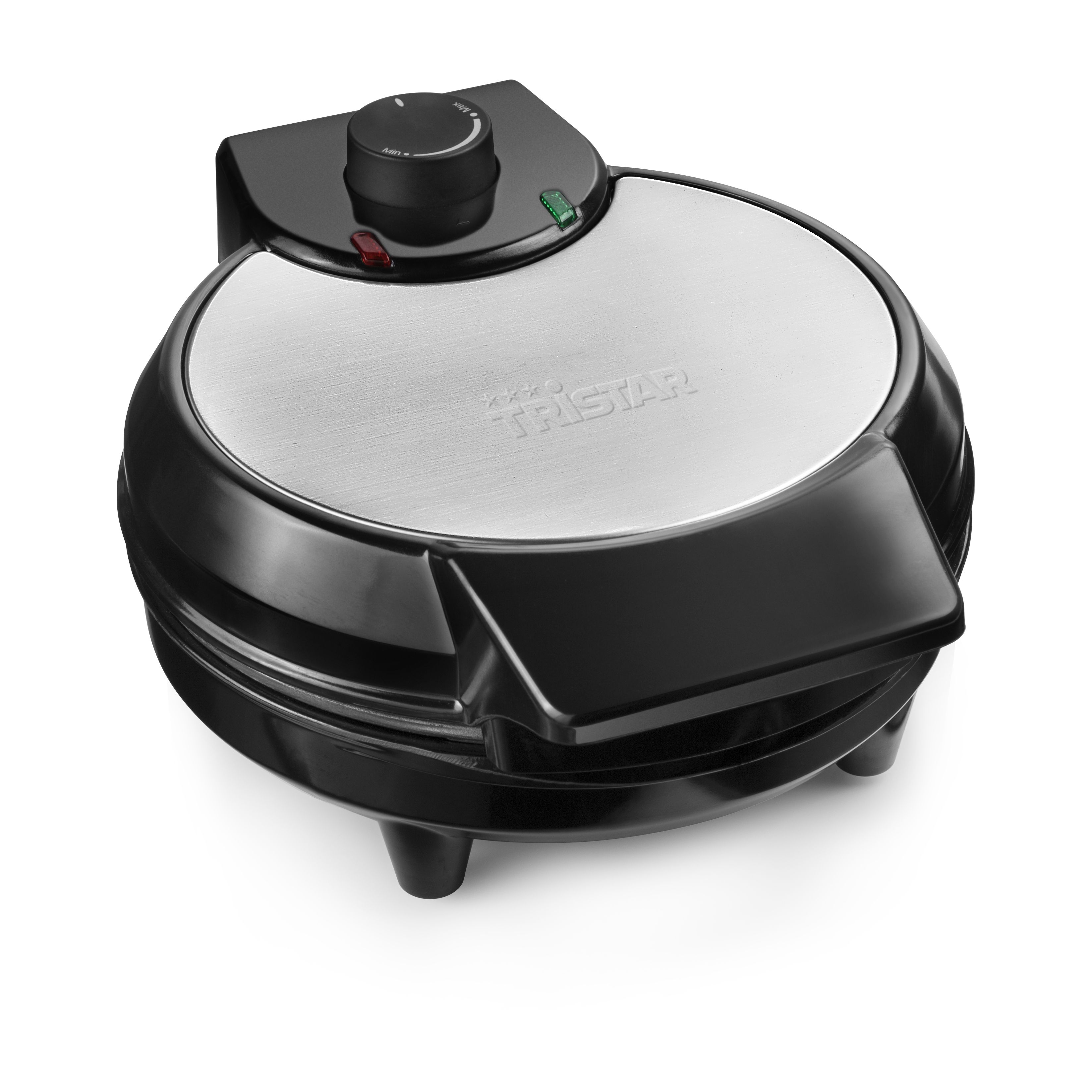Tristar WF-1160 Wafelijzer - Hartvormige wafels - 5 wafels - Regelbare thermostaat - 700 watt - Anti-aanbaklaag - Zwart