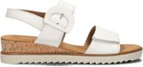 Gabor 752 Sandalen - Met Sleehak - Dames - Wit - Maat 40