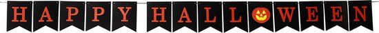 Atosa Horror/Halloween Letterslinger - Happy Halloween - Papier - 300 cm