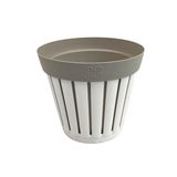 Ecoplast Kreta Plantenpot, gerecyclede kunststof, neutraal, 15 l
