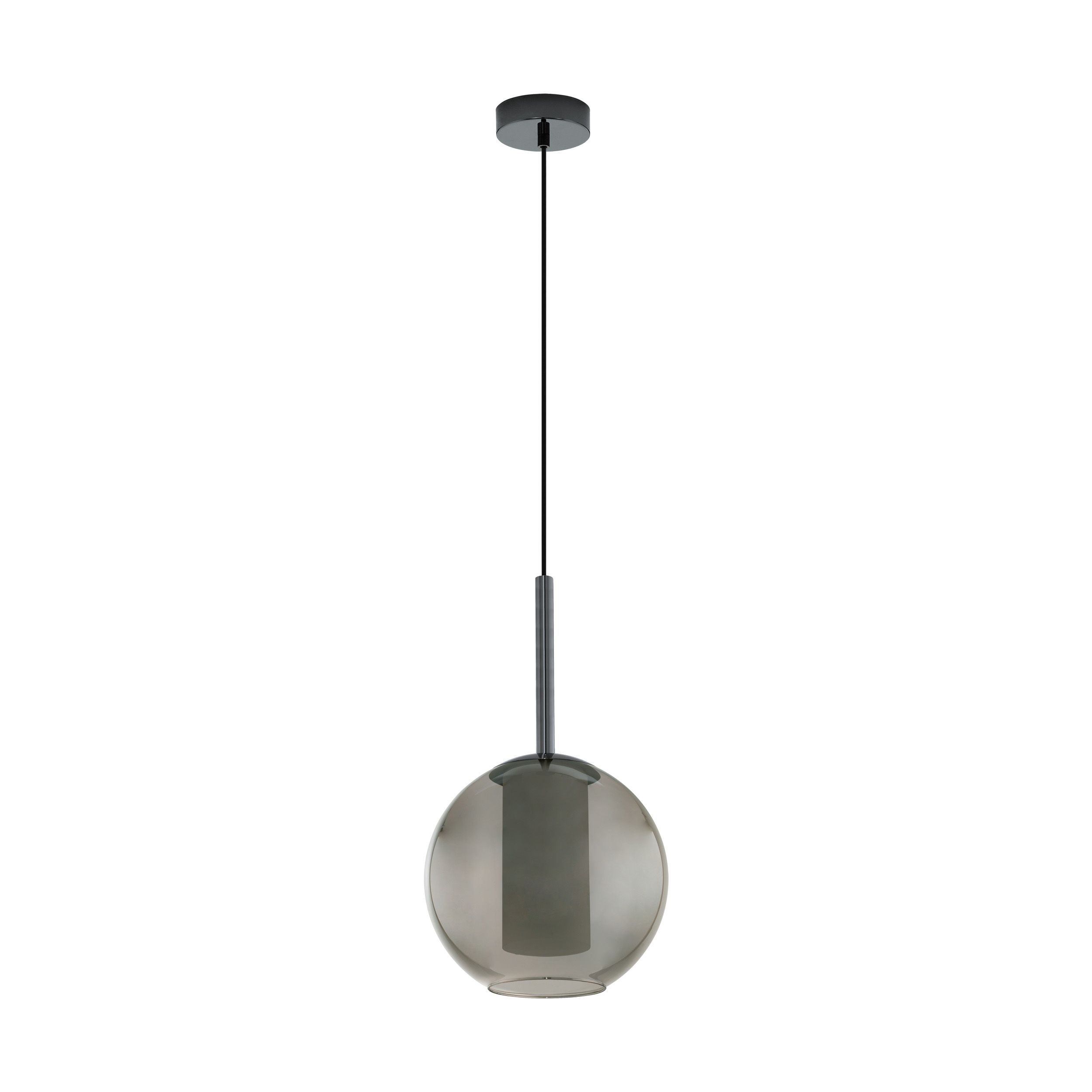 EGLO Tindari Hanglamp - Zwart - Glas - E27 - 110cm
