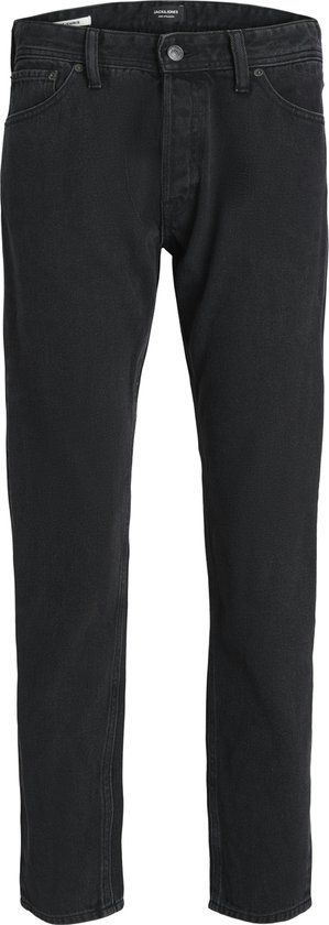 JACK&JONES PLUS - JJICHRIS JJORIGNIAL AKM 912 NOOS PLS - Heren - Jeans - Katoen - Loose Fit - Black Denim