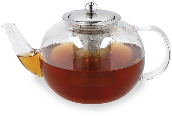 La Cafetière Le Teapot glazen theepot met thee-ei - 1,5 l - transparant
