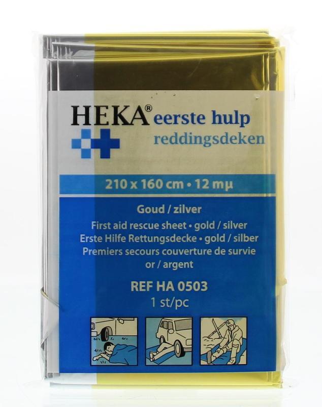 Heka Reddingsdeken goudzilver 160 x 210 1 st