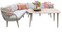 Buitengewoon Boet San Cataldo Lounge-diningset Bruin