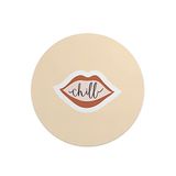 Questo Casa Ronde Digitally Printed Mouse Pad, Non-Slip Base, for Office and Home, Diameter: 22 cm