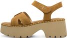 Tamaris - Dames - Sandalen met hak - Bruin - Maat 39