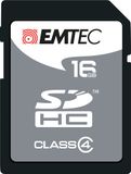 Emtec 16GB SDHC Class 4 Zwart
