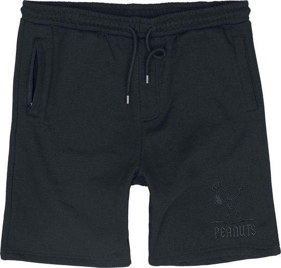 Peanuts Snoopy Heren Shorts - Zwart - XL