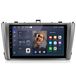 Junsun 9-inch Carplay Android 15 autoradio voor Toyota Avensis T27 (2008-2015) met GPS-navigatie, Wi-Fi, Bluetooth, DAB+, stuurwielbediening, USB-aansluiting en DSP, 2GB RAM en 64GB opslag