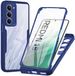 Techsuit Hoesje geschikt voor Xiaomi Redmi 15 - ColorVerse 360 Case met Screenprotector - Blauw
