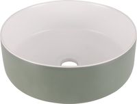 Differnz MIRA Waskom - 36x12cm - keramiek - groen mat