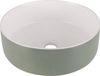 Differnz MIRA Waskom - 36x12cm - keramiek - groen mat