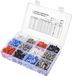 TRU COMPONENTS TC-11991840 Assortiment adereindhulzen 0.5 mm², 0.75 mm², 1 mm², 1.5 mm², 2.5 mm², 4 mm² Deels geïsoleerd Wit, Grijs, Rood, Zwart, Blauw 2065