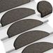 vidaXL Trapmatten zelfklevend 15 stuks sisal-look antracietkleur 65x21x4cm