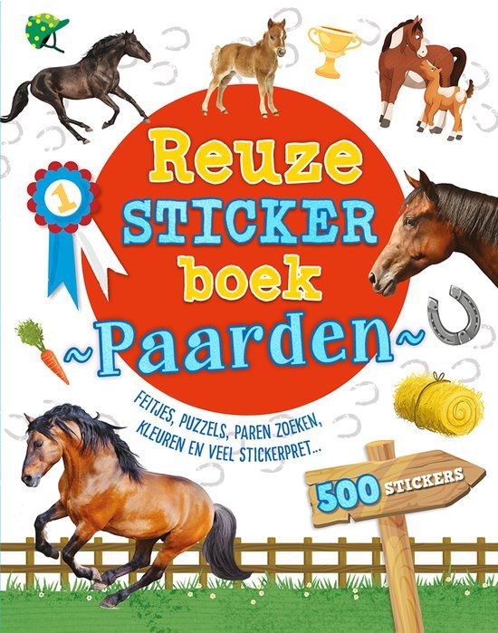 Reuzestickerboeken Reuzestickerboek Paarden