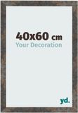 Your Decoration Cadre photo 40x60 cm MDF Métal oxydé Bologna